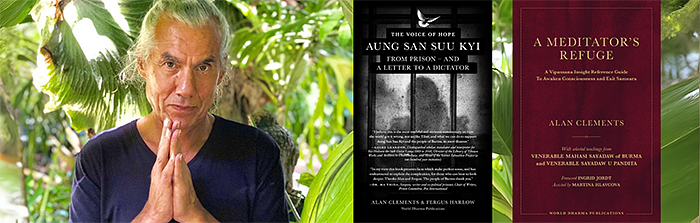 Alan Clements ~ The Voice of Hope: Aung San Suu Kyi from Prison and A Meditator's Refuge logo